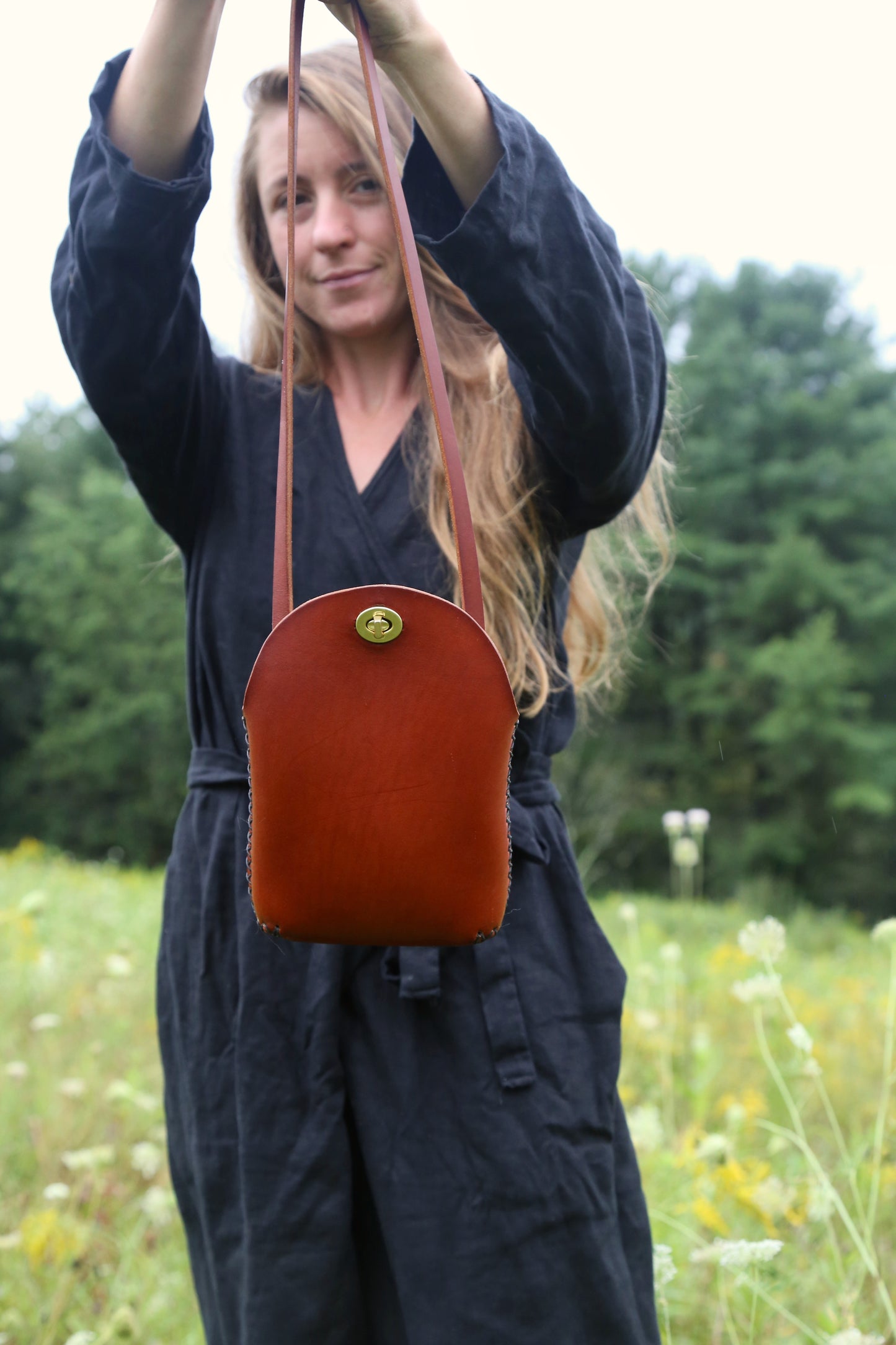 Leather Purse - Handbag size purse for women's essential. Women gift👝 –  draft-8