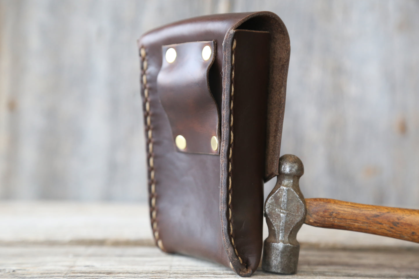 Load image into Gallery viewer, Brown Horween Leather Hip Pouch no.1
