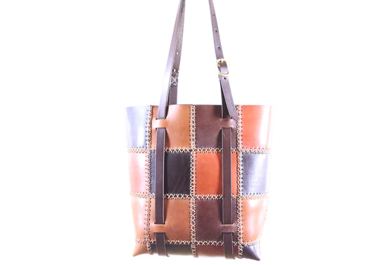 Load image into Gallery viewer, Patchwork Tote (made to order)
