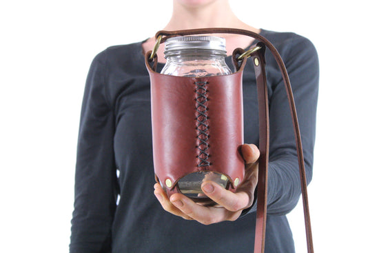 Load image into Gallery viewer, Mason Jar Sling in Cherrywood Red
