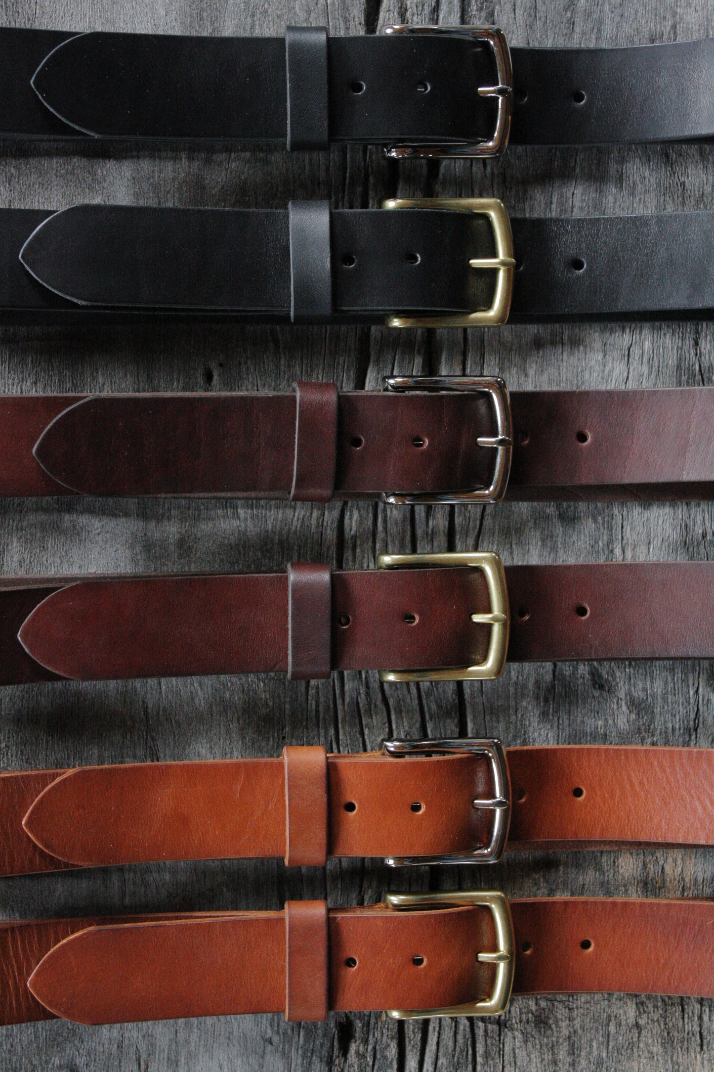 Classic 1.5" Wide Handmade Leather Belt