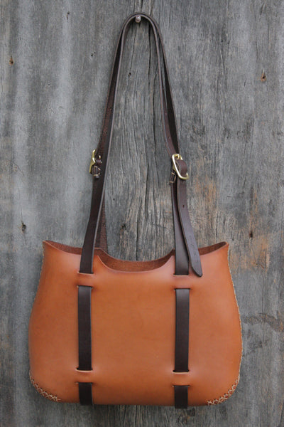 The Forest Tote in Honey Brown