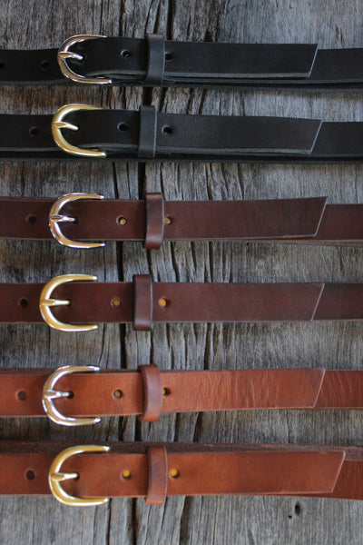 Under The Tree- We Make The Best Belts You Have Ever Worn Tan / Nickel Plated Brass / 40 to Center Hole