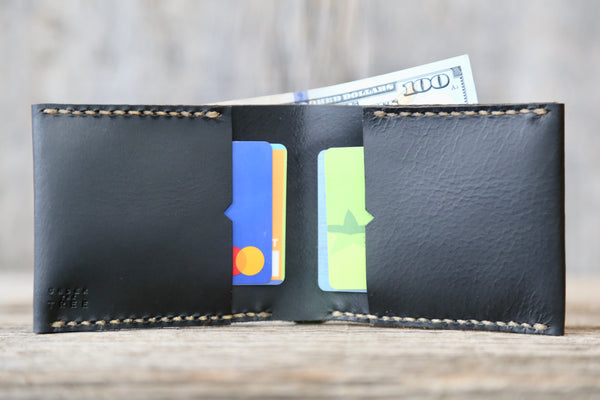 Black 3 pocket wallet
