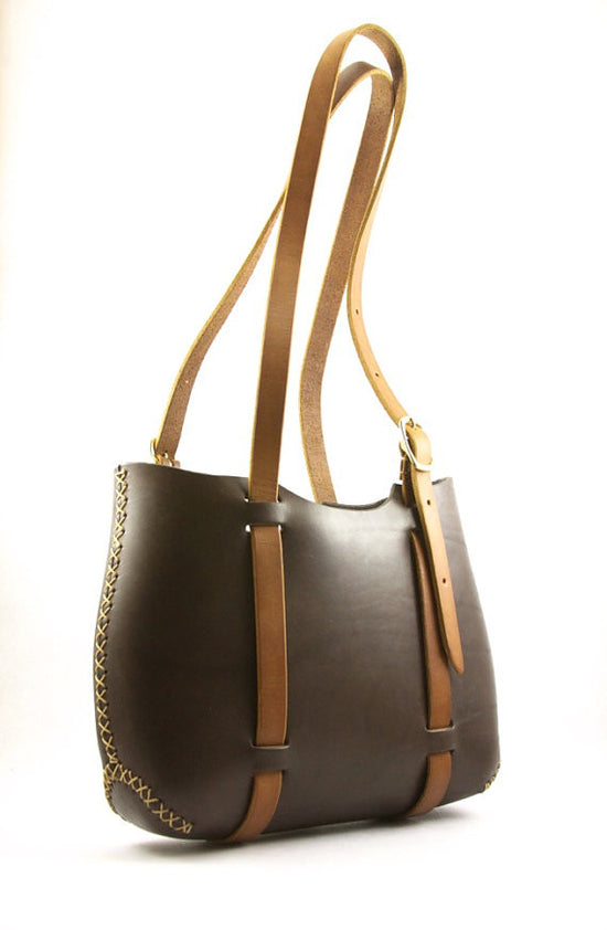 Load image into Gallery viewer, The Forest Tote in Chocolate Brown
