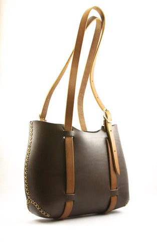The Forest Tote in Chocolate Brown